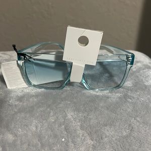 Blue clear sunglasses forever 21 brand new